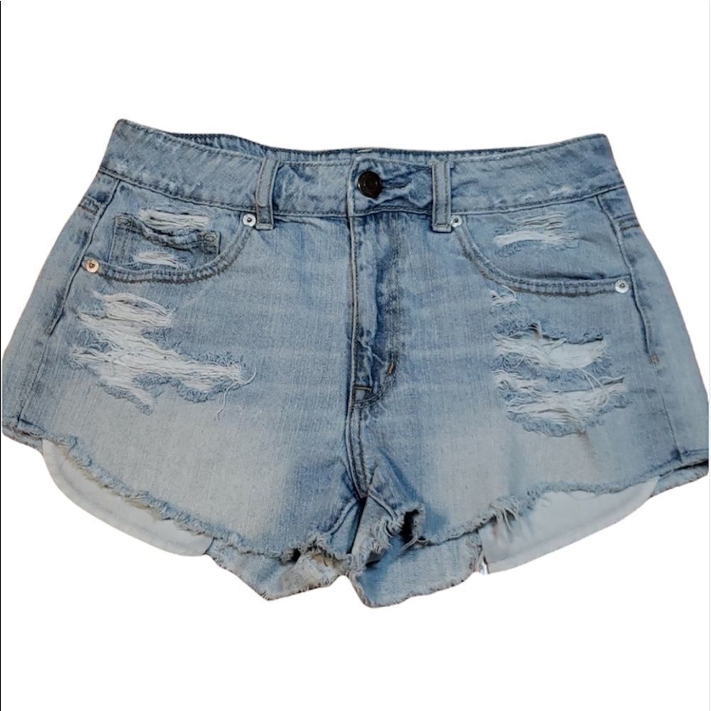 American Eagle Distressed Denim Shorts